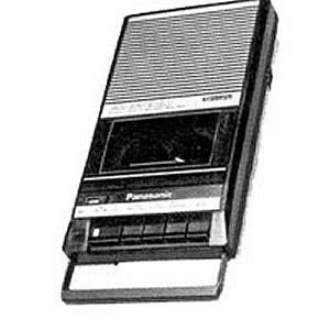 cassetteplayer Panasonic cassette player, 1970s