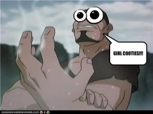 GirlCooties Manga character says "Girl Cooties"!
